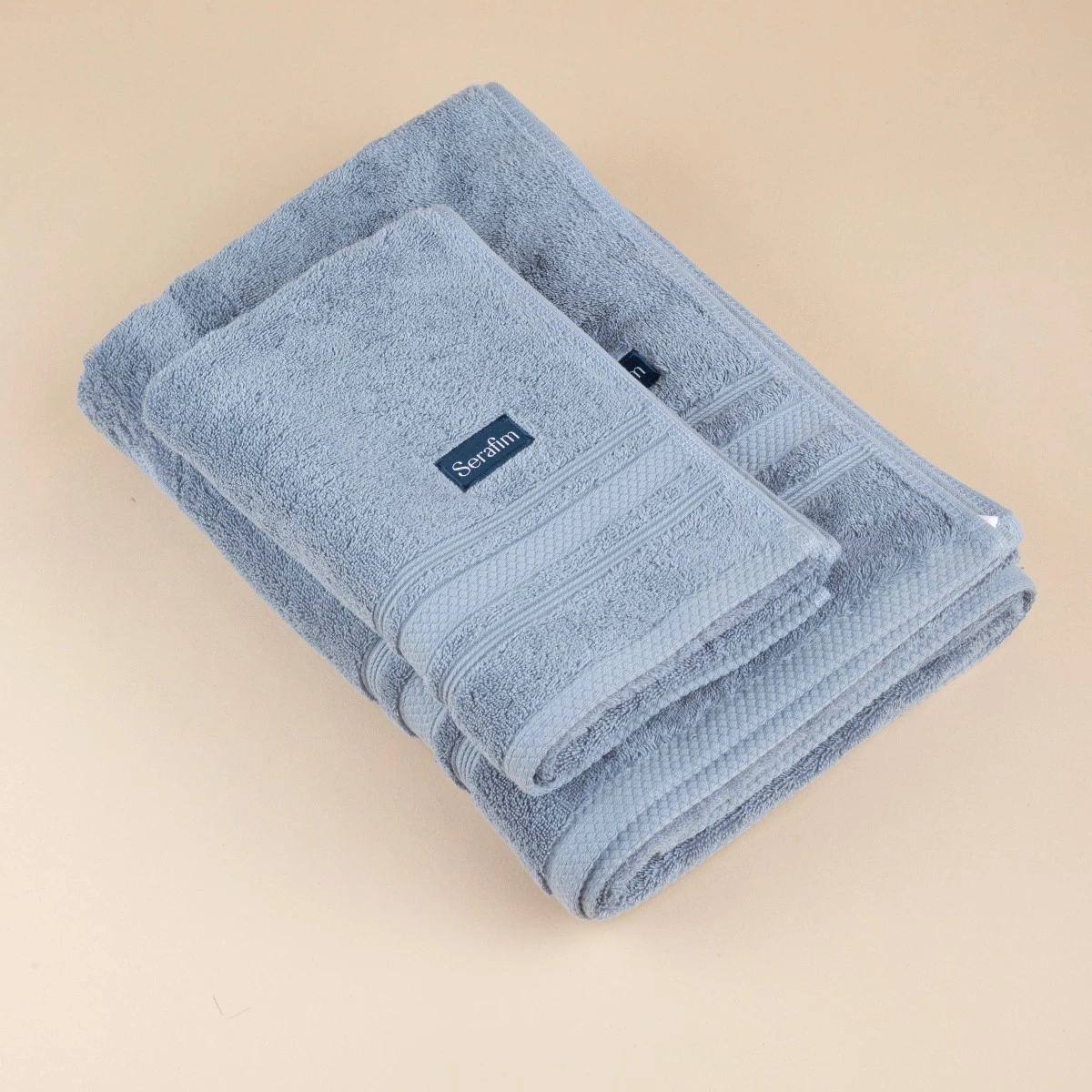 1 Set de Toalla y Toallón - Azul Denim - imagen 9