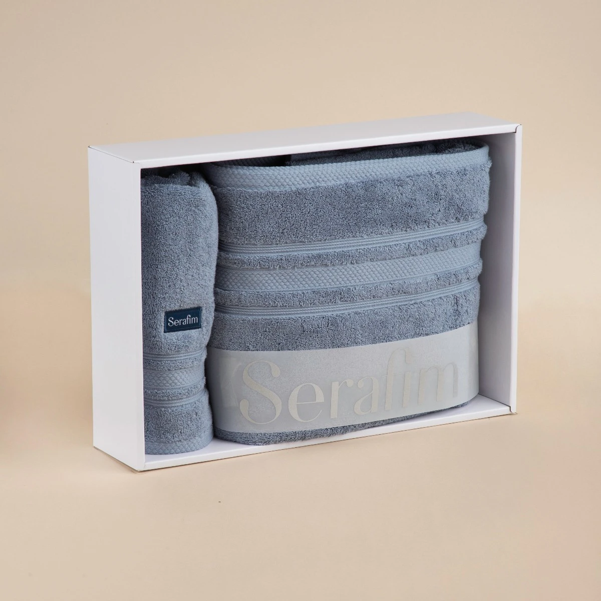 1 Set de Toalla y Toallón - Azul Denim - imagen 8